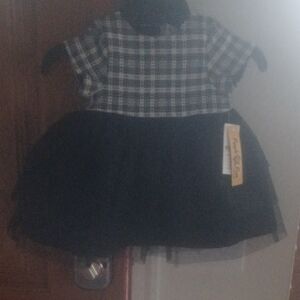 Plaid and Tulle Dress